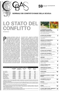 Giornale dei comitati di base della scuola - gennaio/aprile 2016